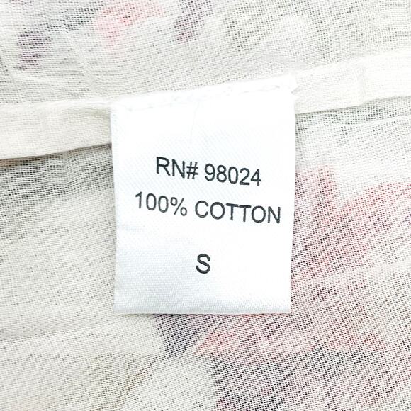 House of Harlow 1960 Floral Mini Skirt Pink Small Cotton Boho Girlcore Summer - Picture 11 of 12